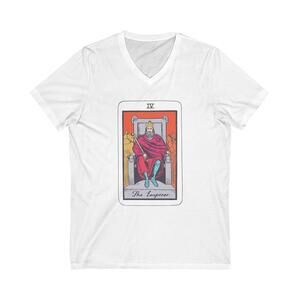 4 The Emperor | Major Arcana| Jersey Short Sleeve V-Neck Tee S/M/L/XL/XXL